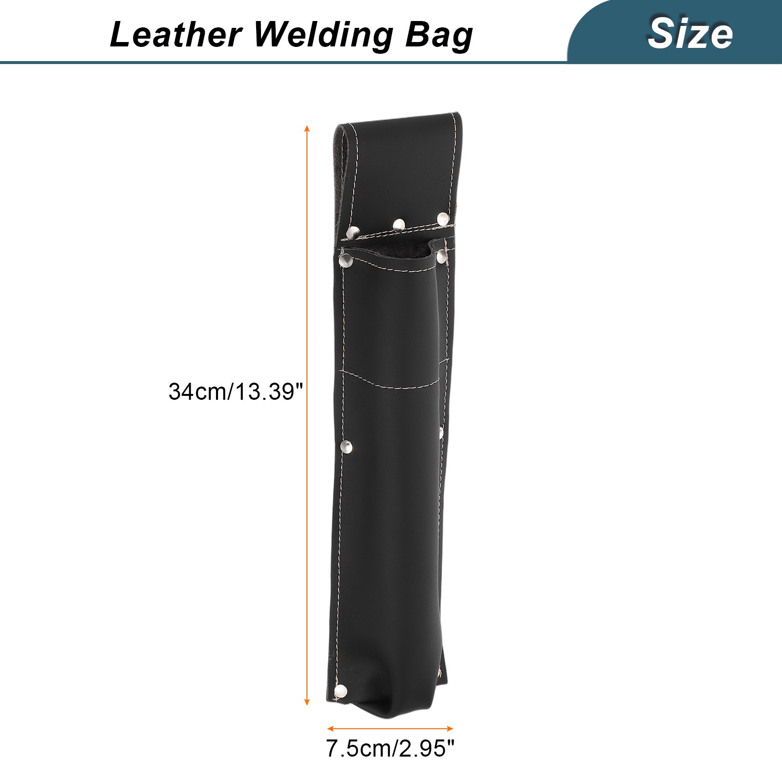 Welding Rod Pouch 13.39″ x 2.95″ x 11.02″ Welding Holder, Black