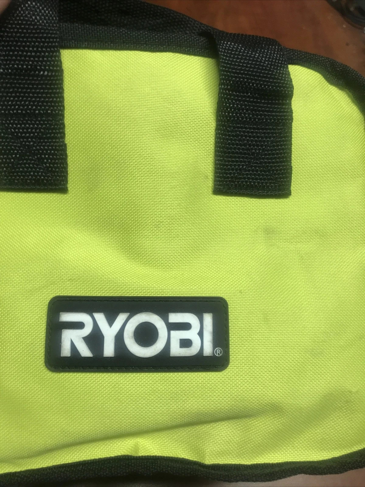 Ryobi 9.5x8x7 Tool Bag Zip Closure Heavy Duty Storage Case with Carry Straps
