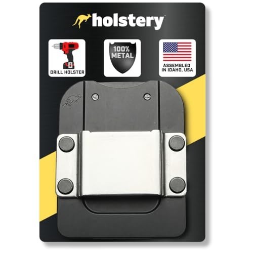 DriverMaster | Clip-On Tool Belt Drill Holder – Simple Hook Holster for Cordles