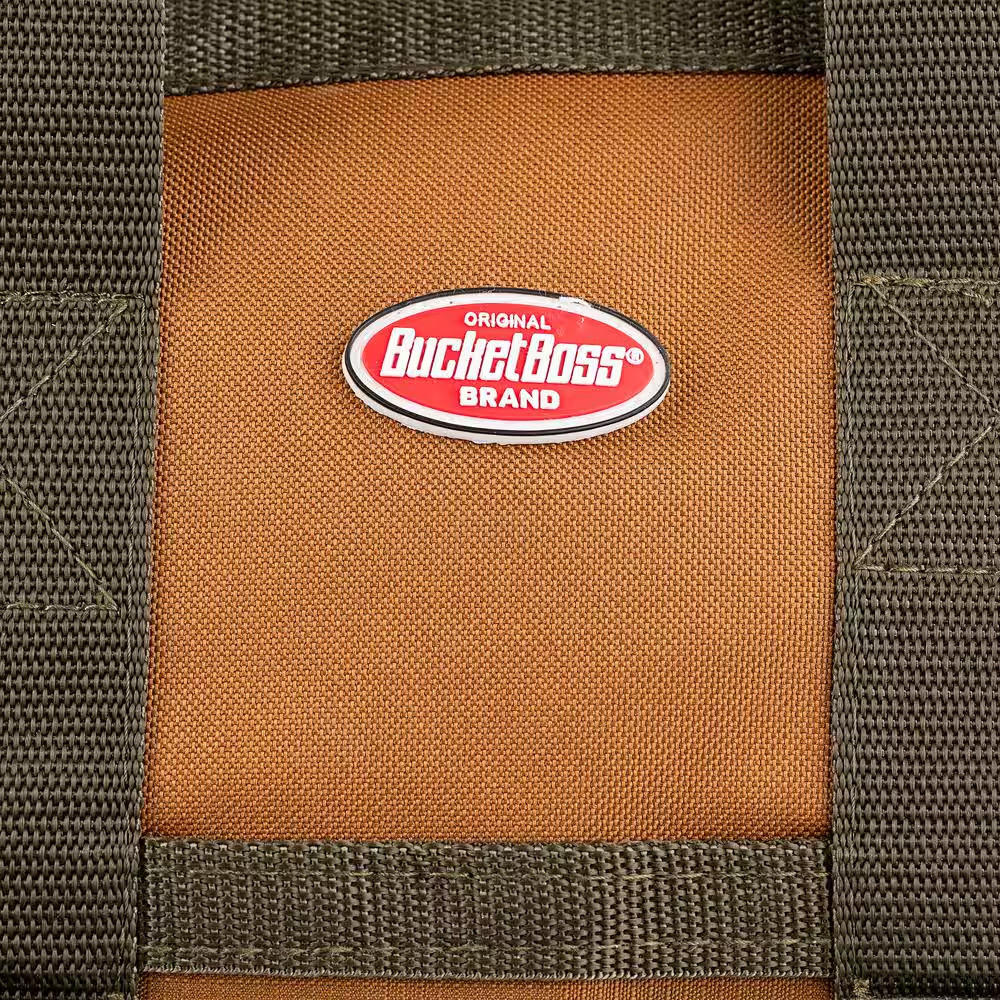 Gatemouth 16 In. Tool Bag in Brown and Green with 16 Pockets