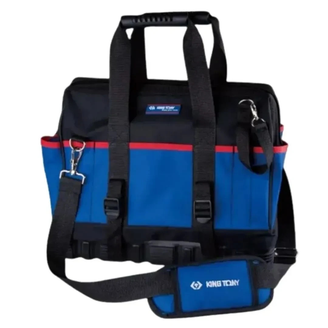 KING TONY 16″ Fabric Tool Bag with Rubber Base 600D Nylon Oxford Made in Taiwan