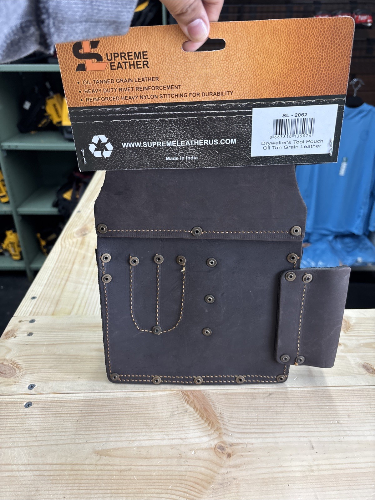 Supreme Leather DB Drywall Pouch SL-2062
