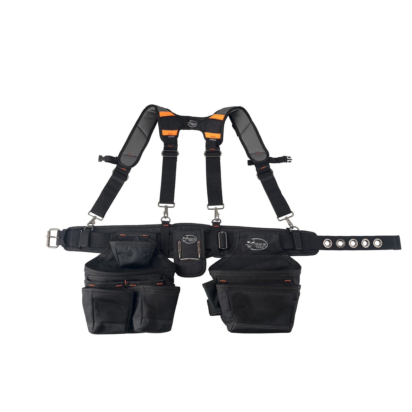 Dead On Tools – 1680 Denier Poly Carpenter’s Tool Belt with Suspenders (HDP40094