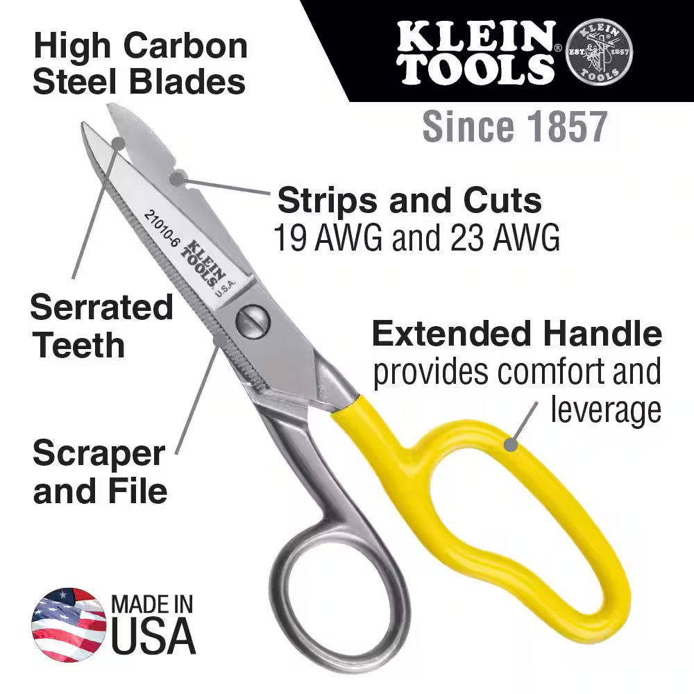 Impact Punch down Tool and Heavy-Duty Scissors Tool Set