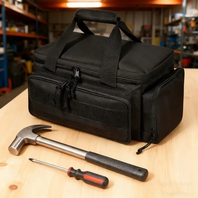 14″ Heavy Duty Tactical Tool Bag Non-Slip Base Durable Portable Tool Storage