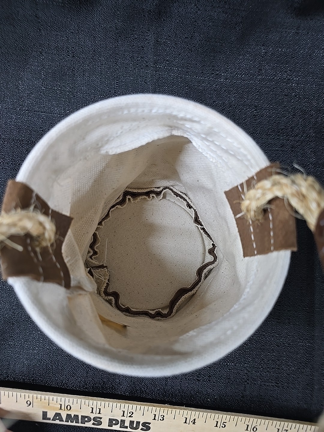 Heavy Duty Mini Bucket with Leather Bottom