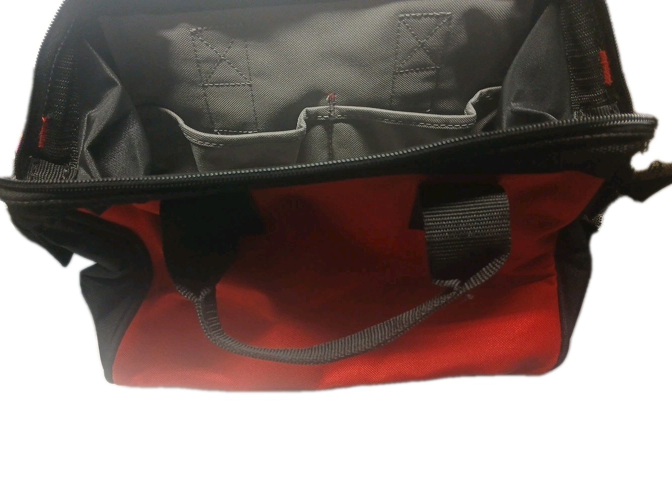 Husky 12 in Tool Bag 4 Pocket Zippered Top Water Resistant New W/O Tag