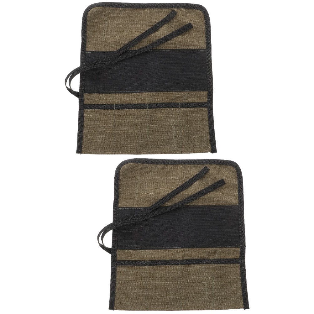2 Pack Hammer Wrench Storage Bag Tool Roll up Organizer Multi-function