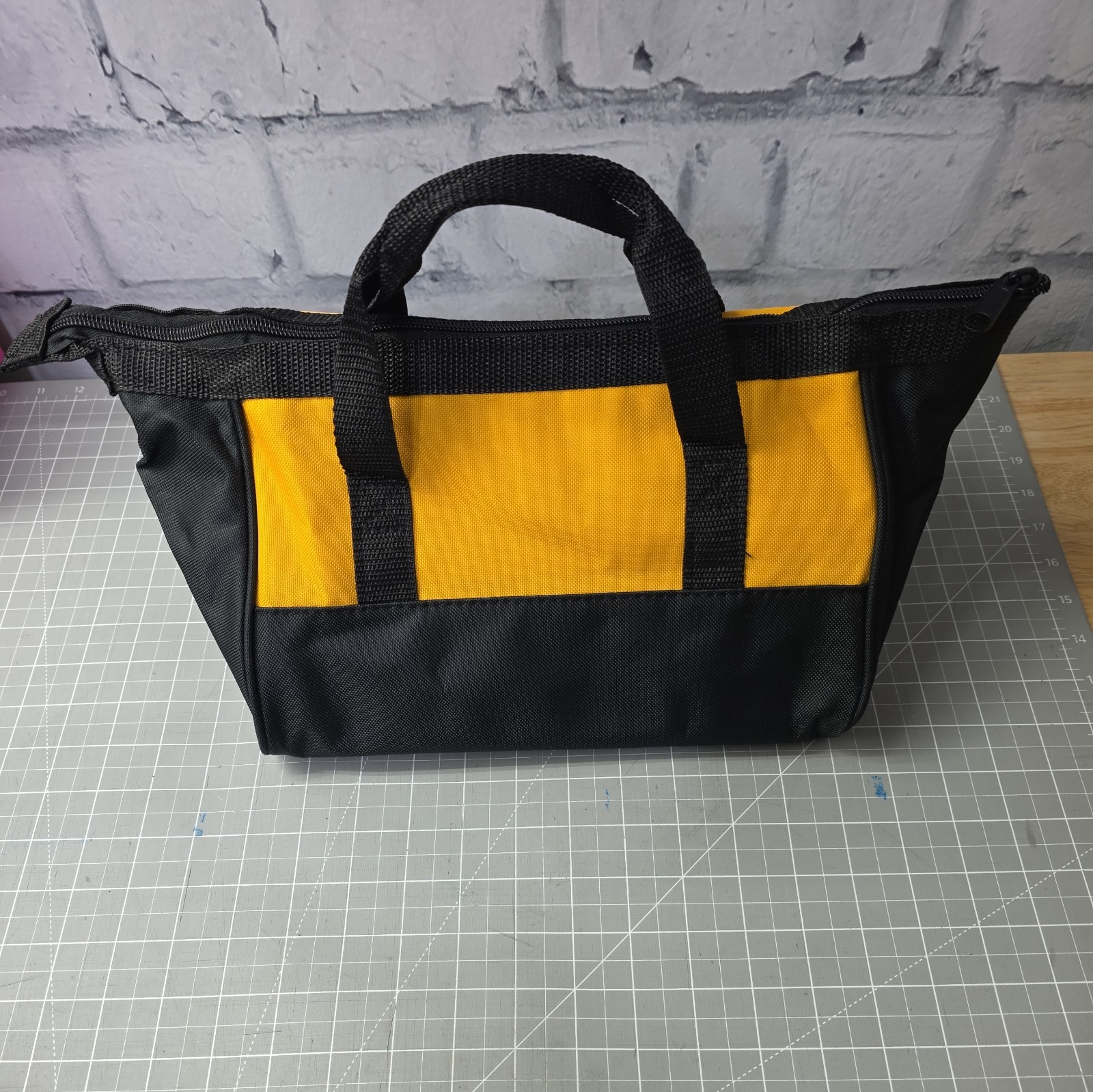 DEWALT 12-Inch Black/Yellow Soft Mini Contractor Tool Bag