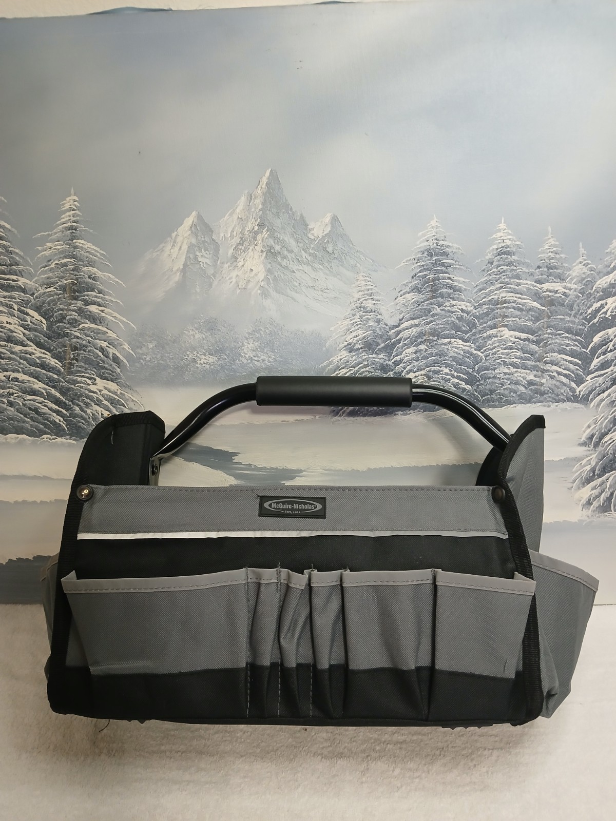 McGuire Nicholas Polyester Tool Pouch Black/Grey NEVER USED!