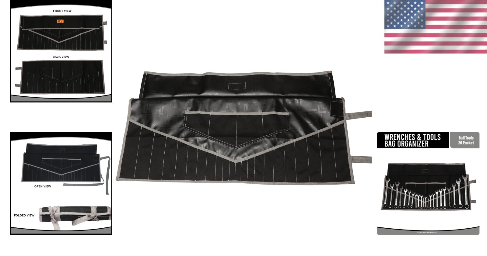 Versatile Waterproof Tool Organizer with 26 Pockets – Perfect for Professionals