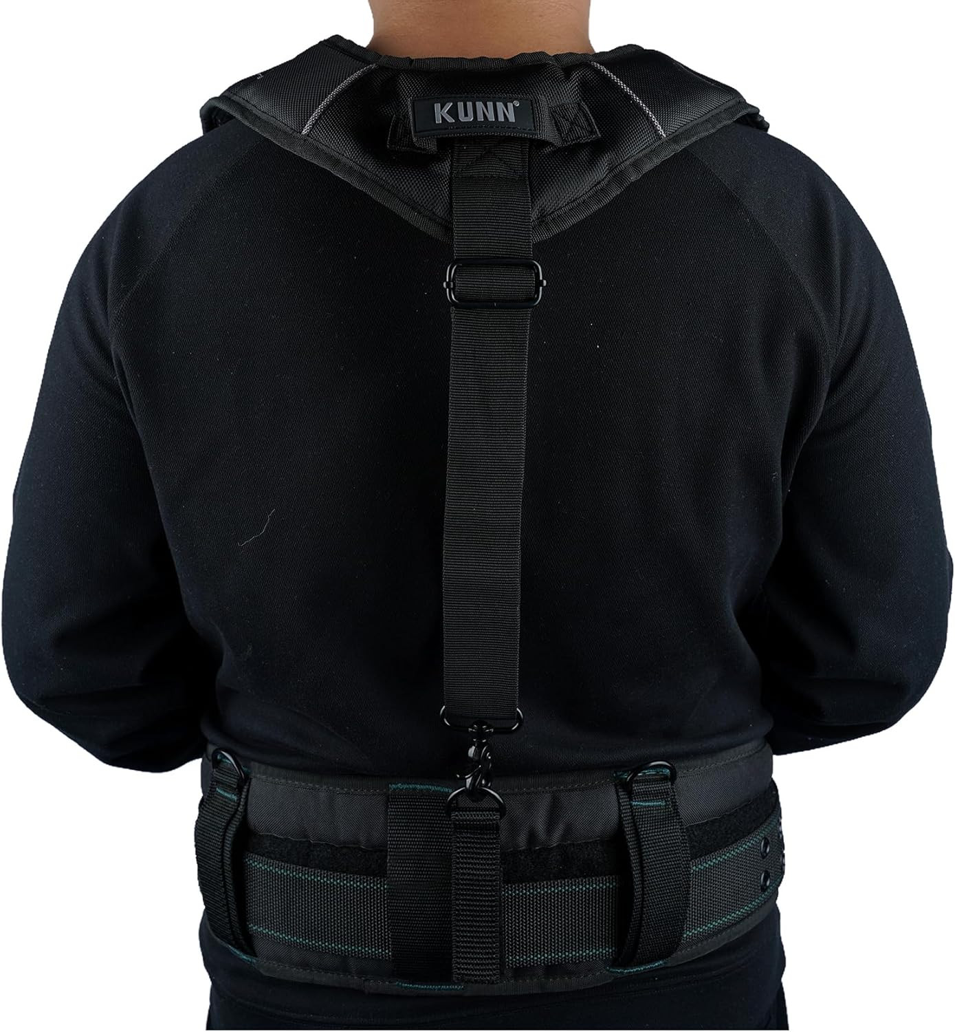 Tool Belt Suspenders,Heavy Duty 3-Points Padded Construction Work Pouch Suspende