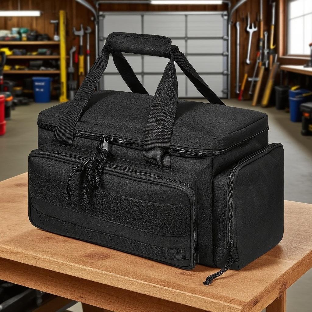 14 Inch Heavy Duty Tool Bag Work Organizer with Non Slip Base Storage Tote