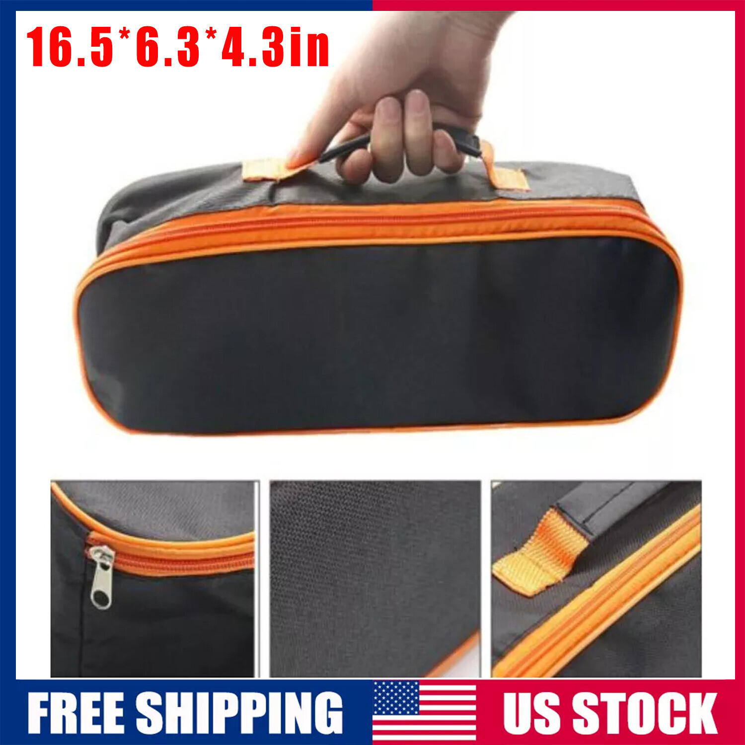 Tool Storage Bag Zip Carry Case Pouch Bag Pocket Organizer Oxford Cloth Portable