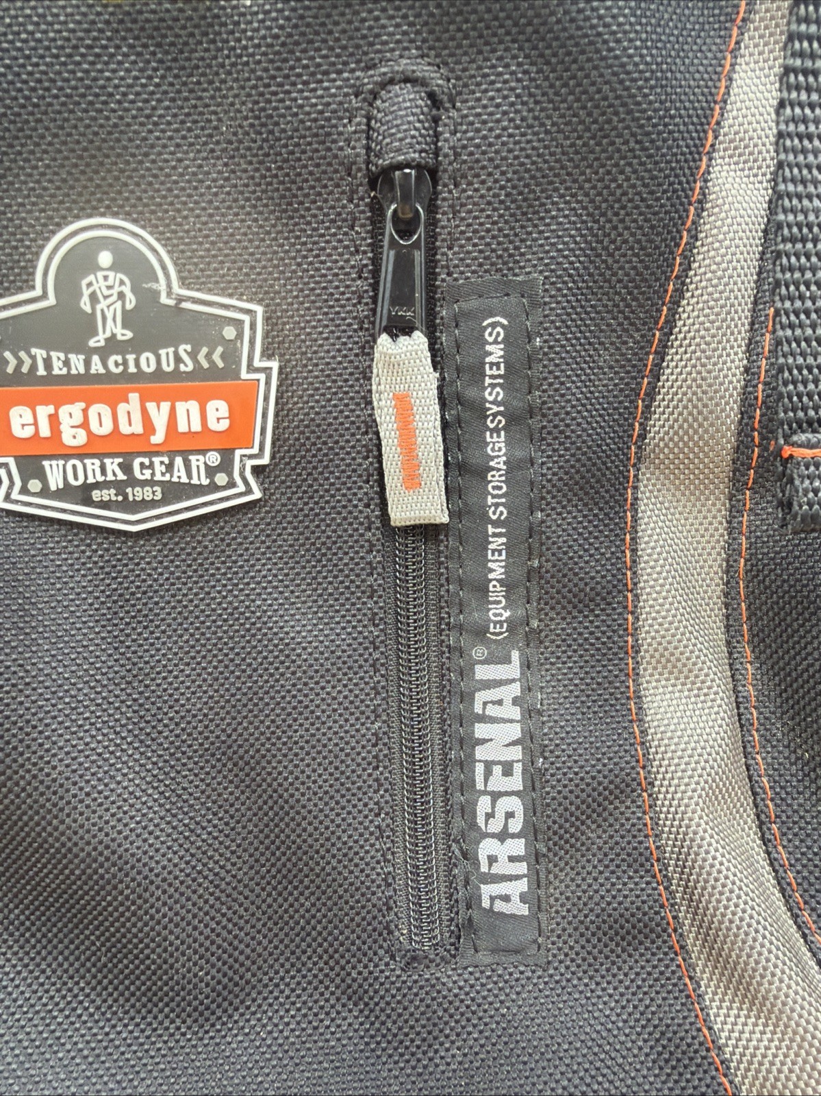 Ergodyne Arsenal 5843 Tool Backpack Dual Compartments Black Regular