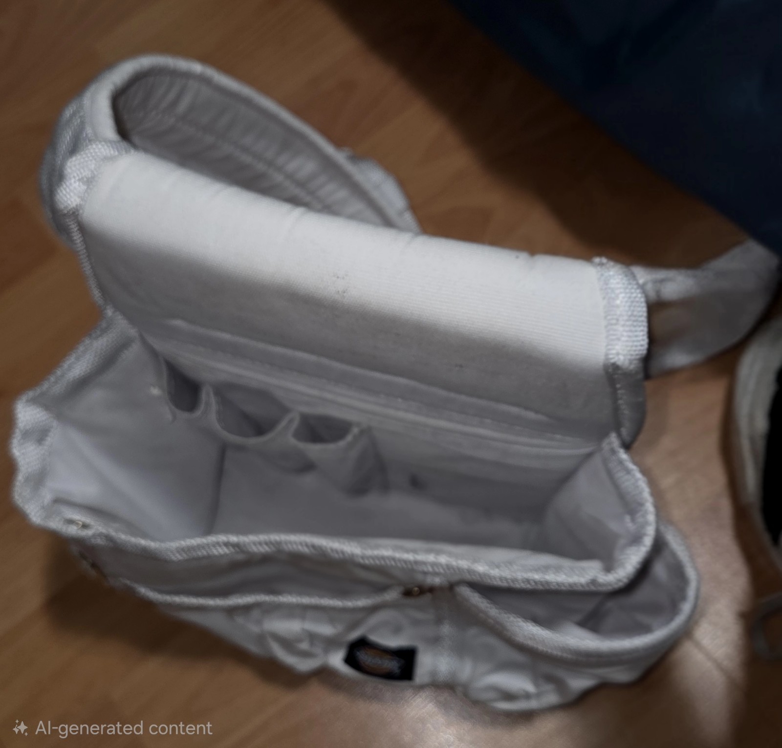 Dickies White Canvas Tool Belt Pouch Adjustable Strap Quick Release Buckle