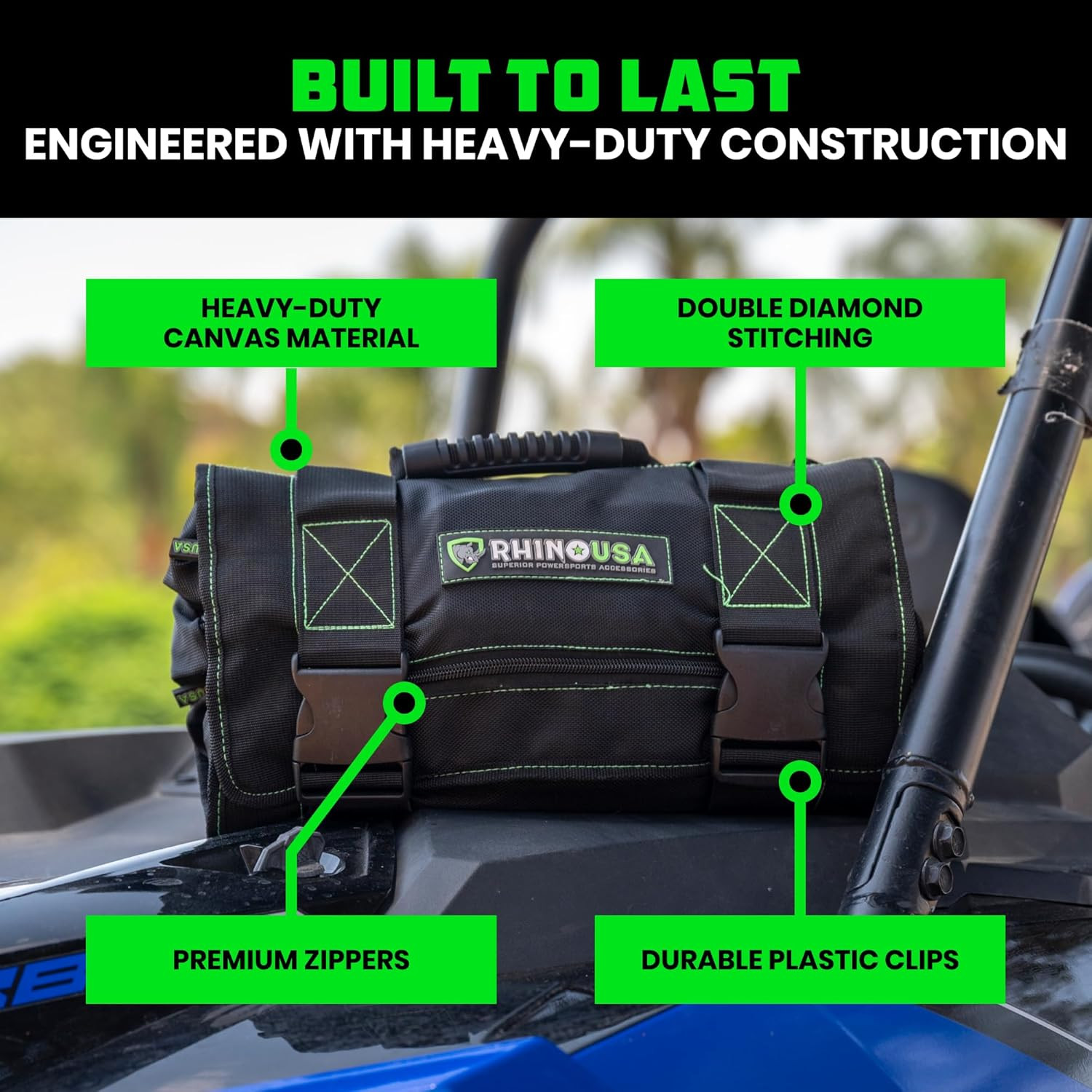 Tool Bag Roll – Heavy Duty Canvas Organizer Pouch for Tools – Ultimate Travel To
