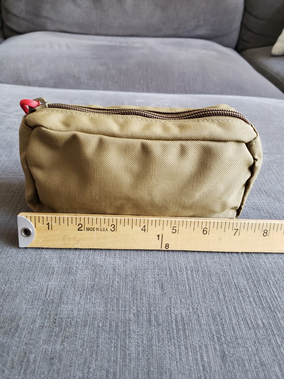 Atlas 46 Tool Roll Bag Yorktow Coyote Brown 7″ Zipped Pouch Accessories Bag NEW!