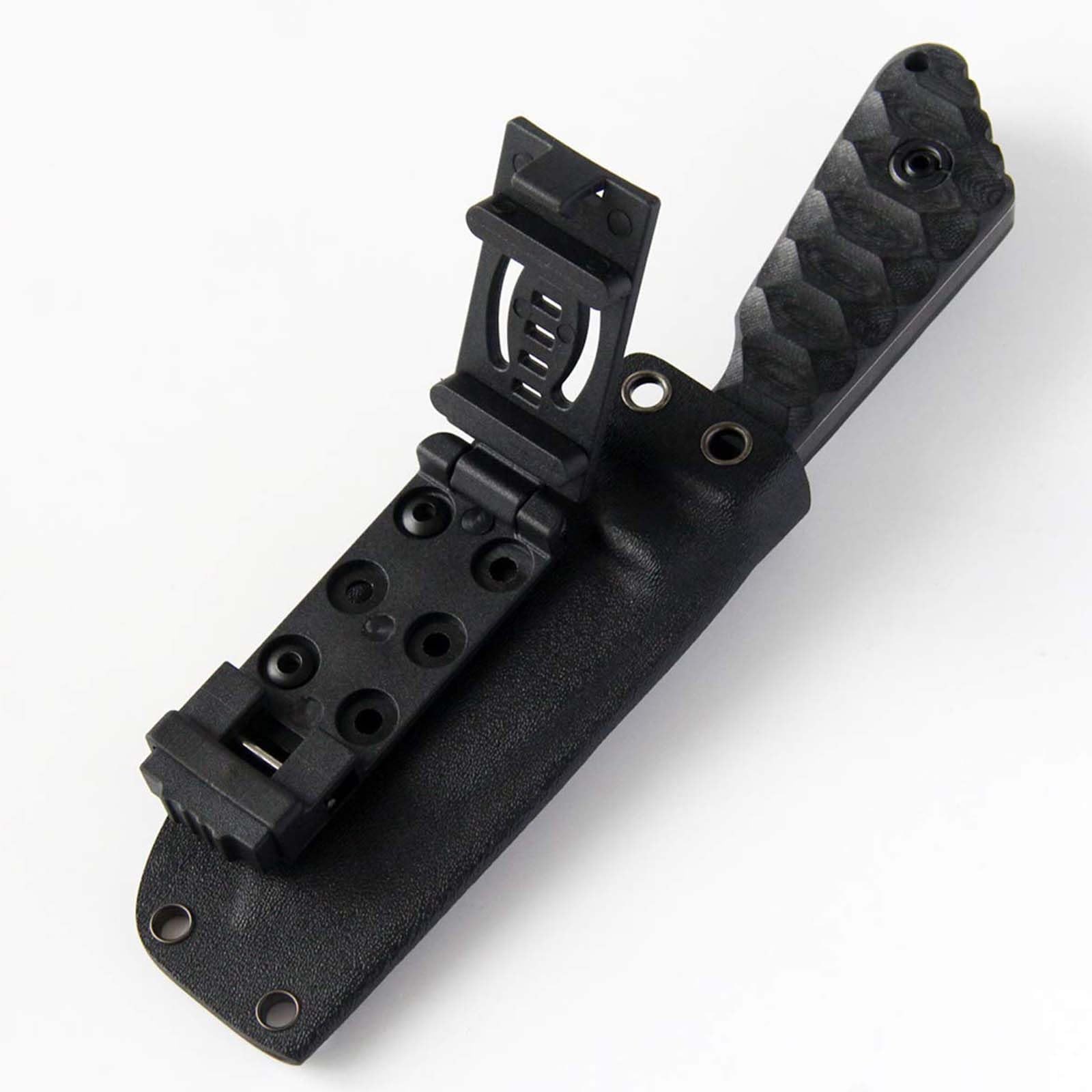 2-Pack Tactical Clip Holster – Universal Kydex Belt Sheath with EDC, Camping …