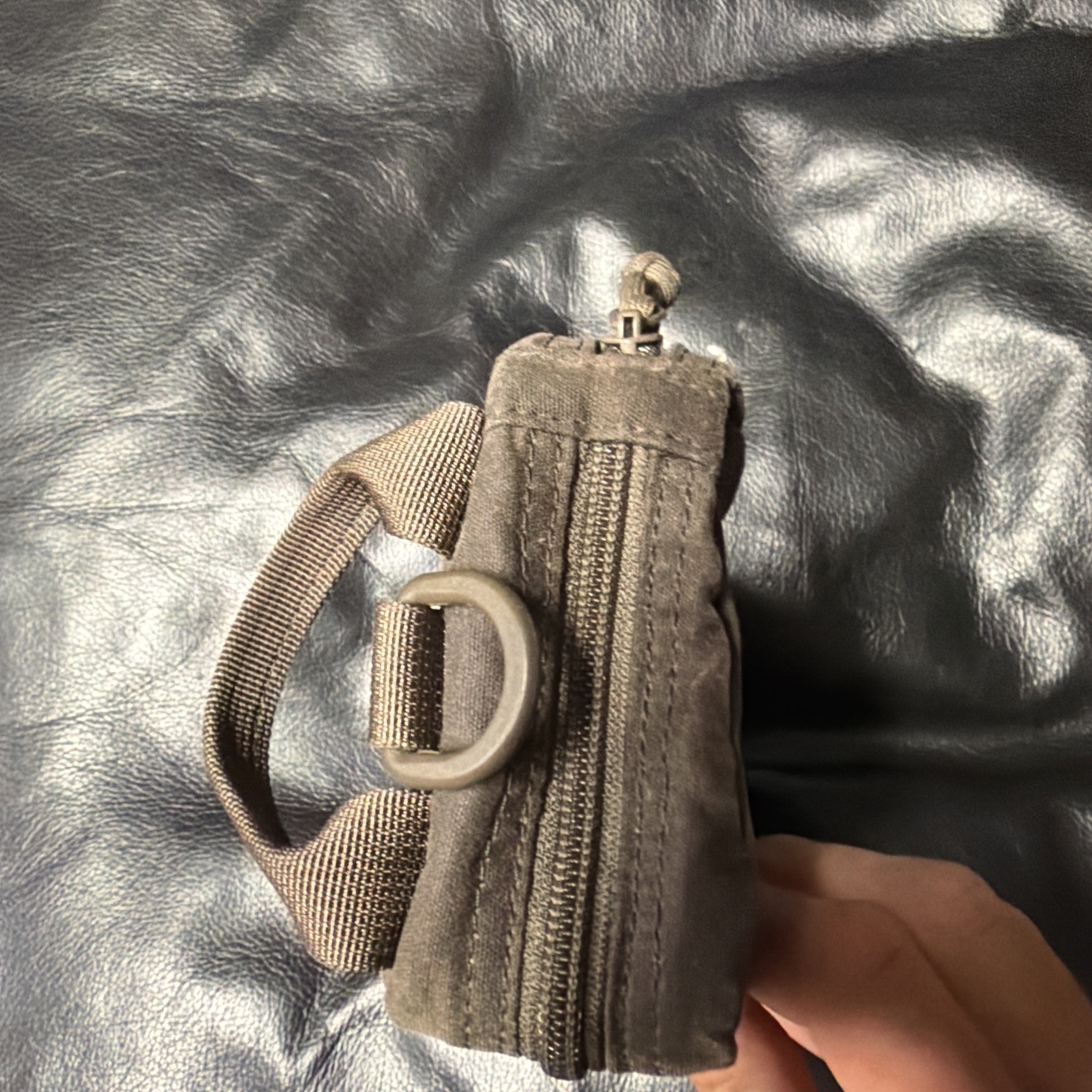 Lochby Venture Pouch Brown + Mini Venture Pouch Black 2 Waxed Canvas Pouches