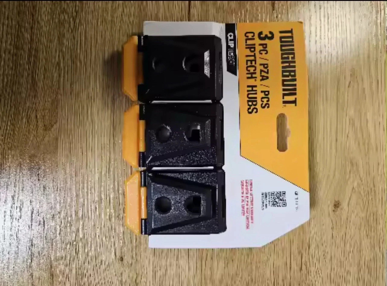 Toughbuilt Belt Clip TB-CT-150 Cliptech Hubs Clips One Touch Type 3pcs(freeship)