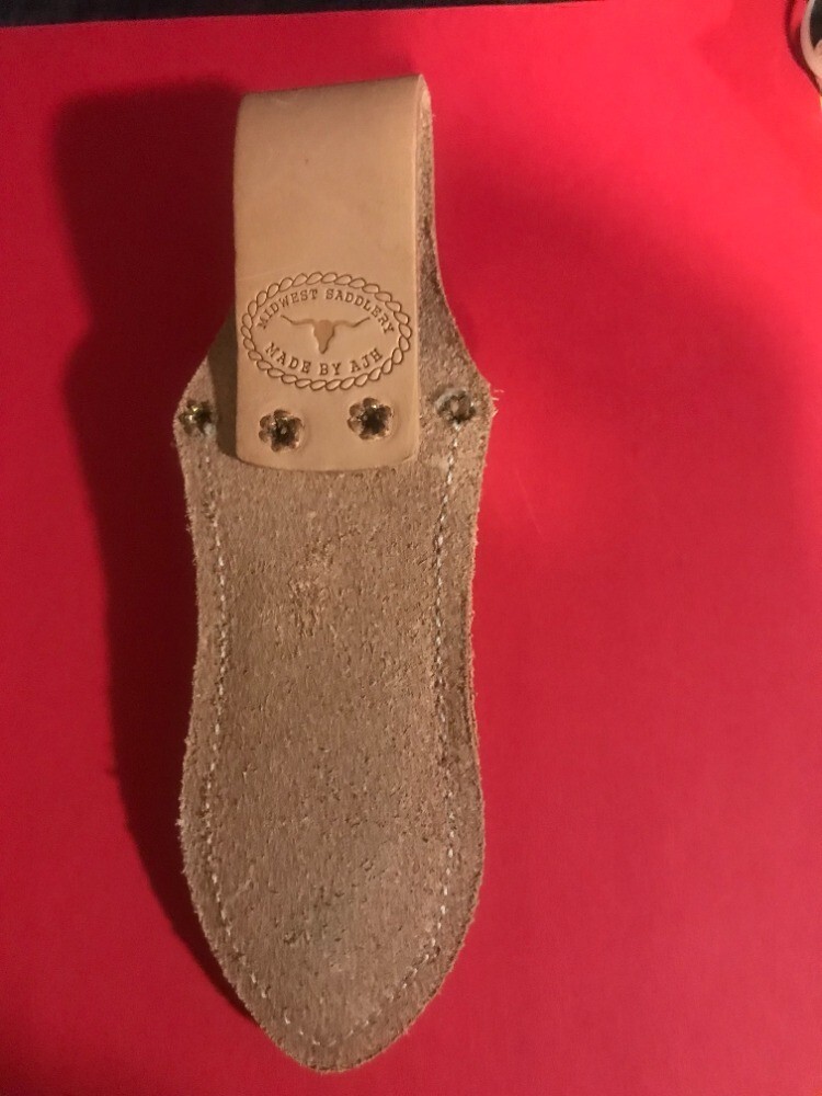 USA Leather Pliers Pouch Holds 6″ Pliers, 6″ Adj Wrench, 5WR Vise Grips etc USA