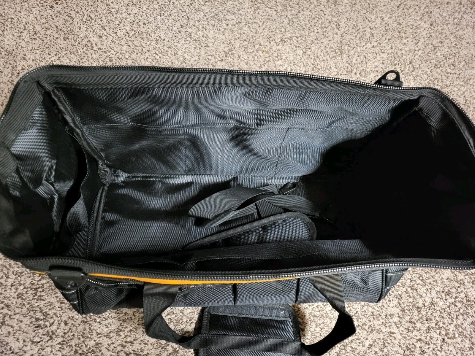 JNOD Bag Tool Water-resistant Tote Bag Wide Mouth Storage 18-inch Oxford Cloth