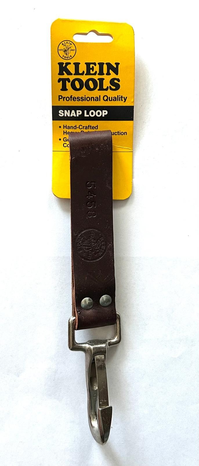 Klein Tools Genuine Top-Grain Cowhide Loop Tool Heavy-Duty Construct5458 USA NOS