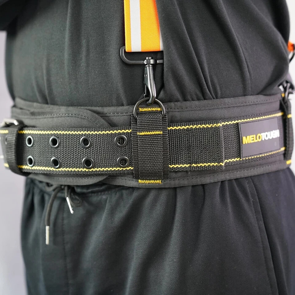 Padded Tool Belt With D Ring For Men Adjustable For 32″50″ Waists Heavyduty Work