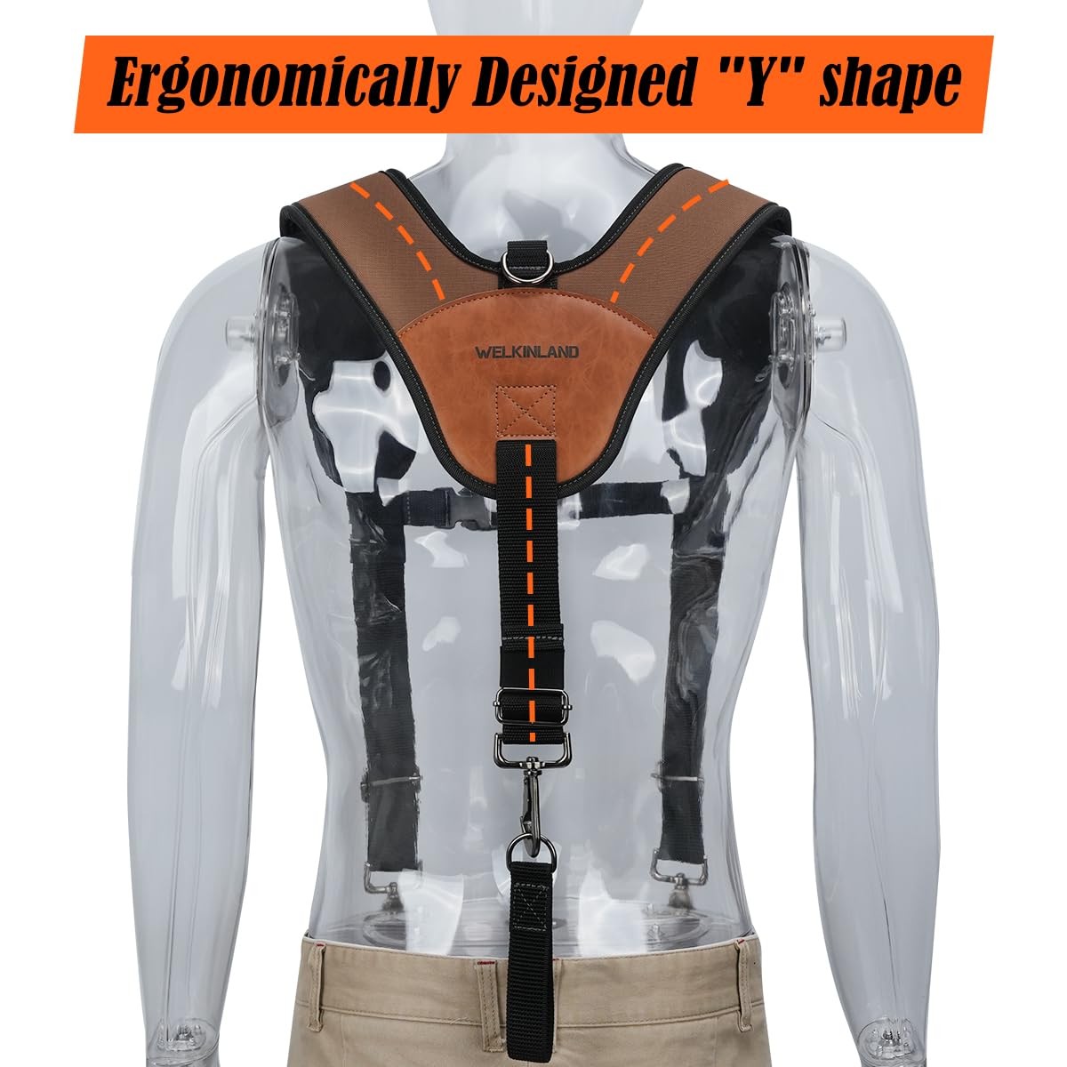 Heavy Duty Tool Belt Suspender Padded RipStop Construction Adjustable Men
