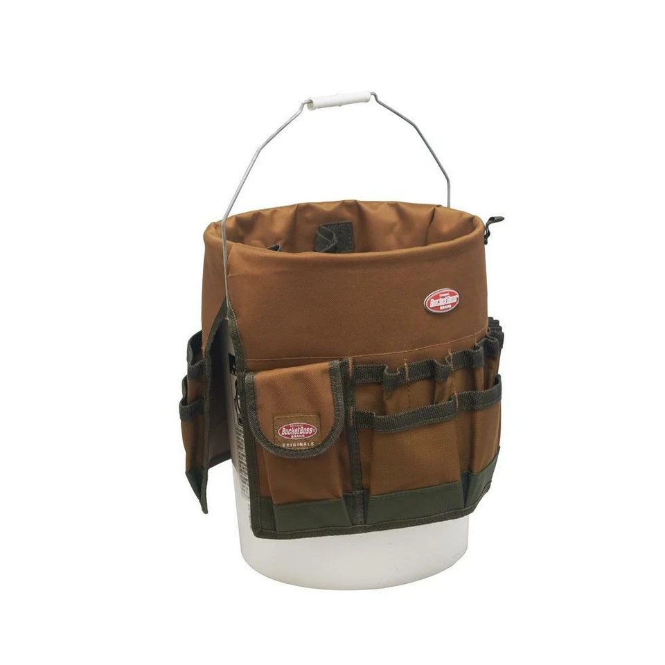 bucket tool organizer bag garden 30 pocket 5 gallon assorted storage work home