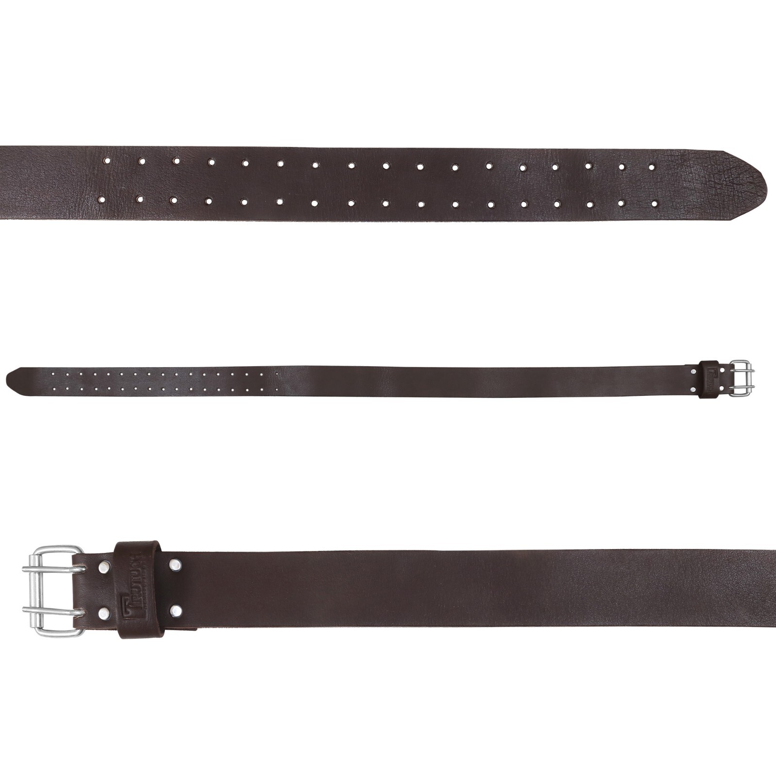 TRUTUCH Black Leather Electrician Tool Pouch with Leather Work Belt | Carpenter