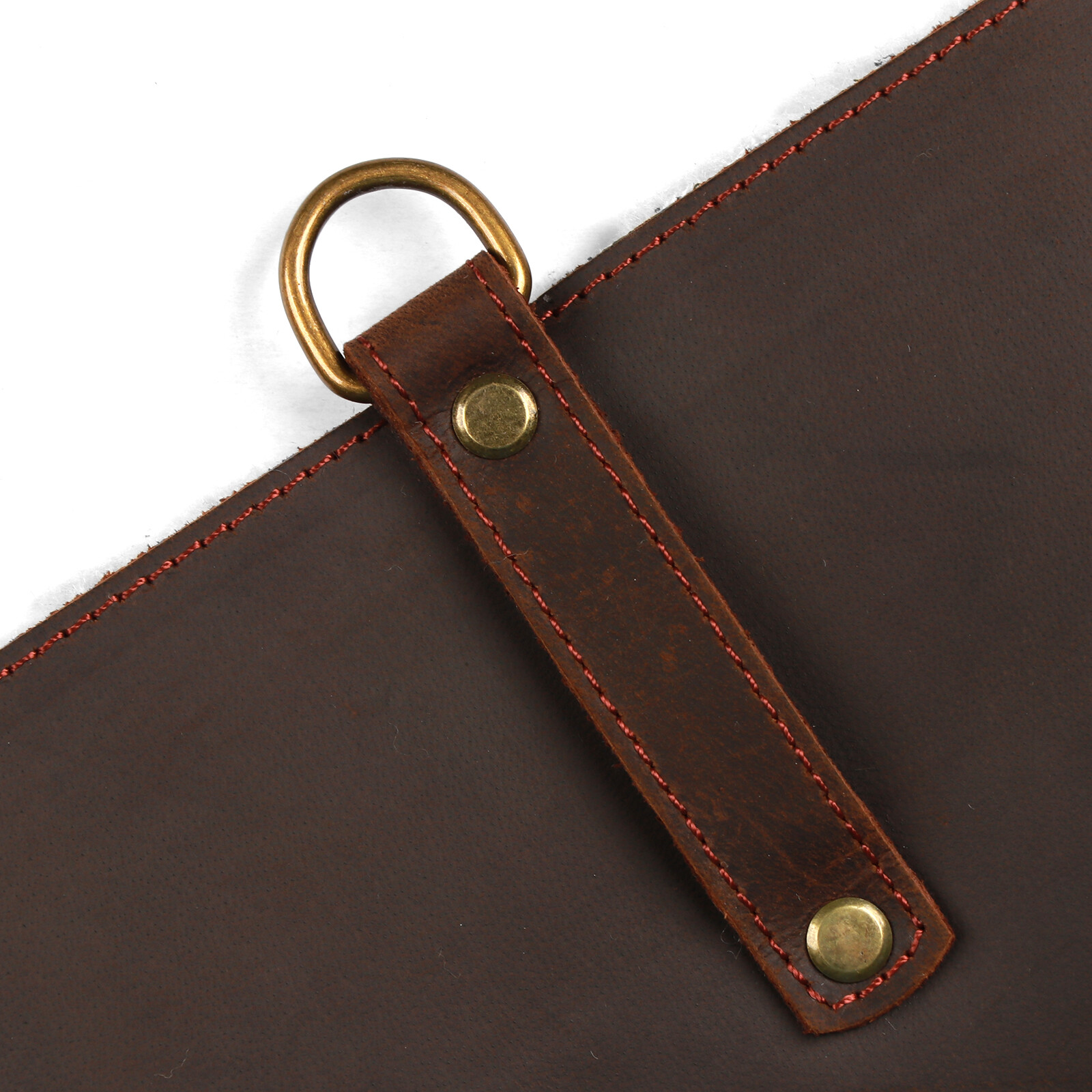 TOURBON Logging Belt Leather Heavy Duty Tools Carrier Soft Padded Forestry Gift
