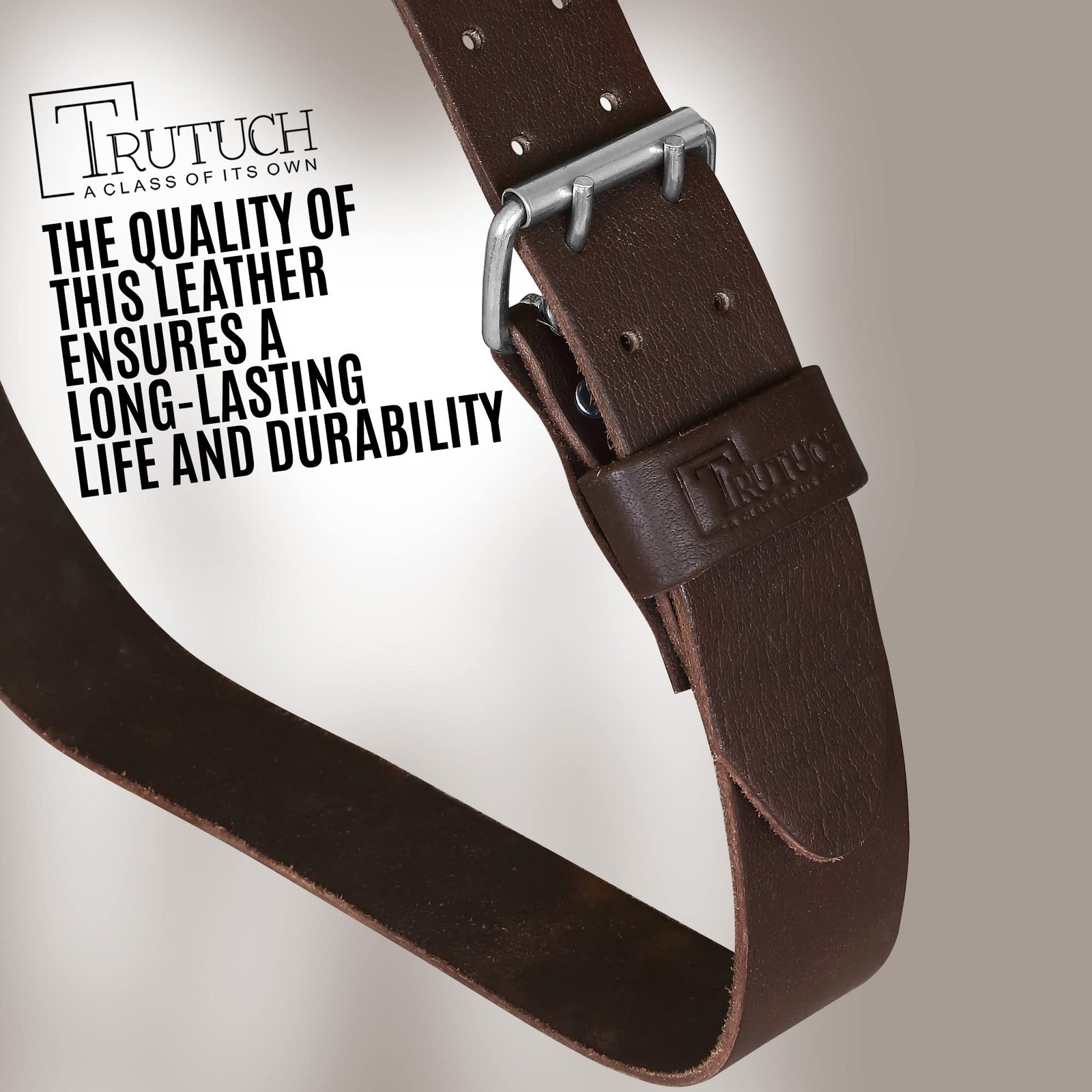 TRUTUCH Leather Work Belt | Chocolate Tool Bag Belts | Premium Quality 2 inch…