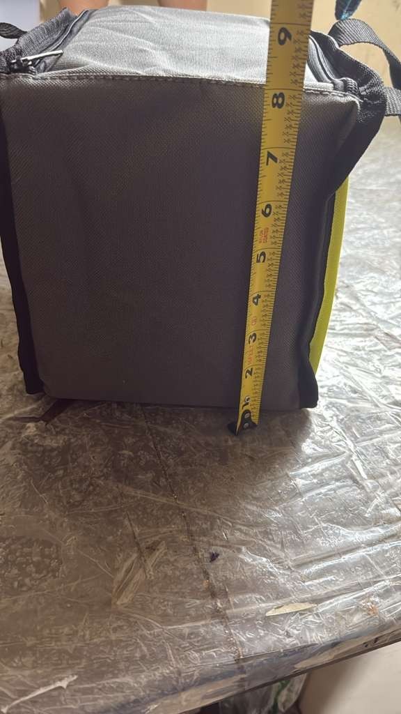 Ryobi 9.5x8x7 Tool Bag Zip Closure Heavy Duty Storage Case with Carry Straps