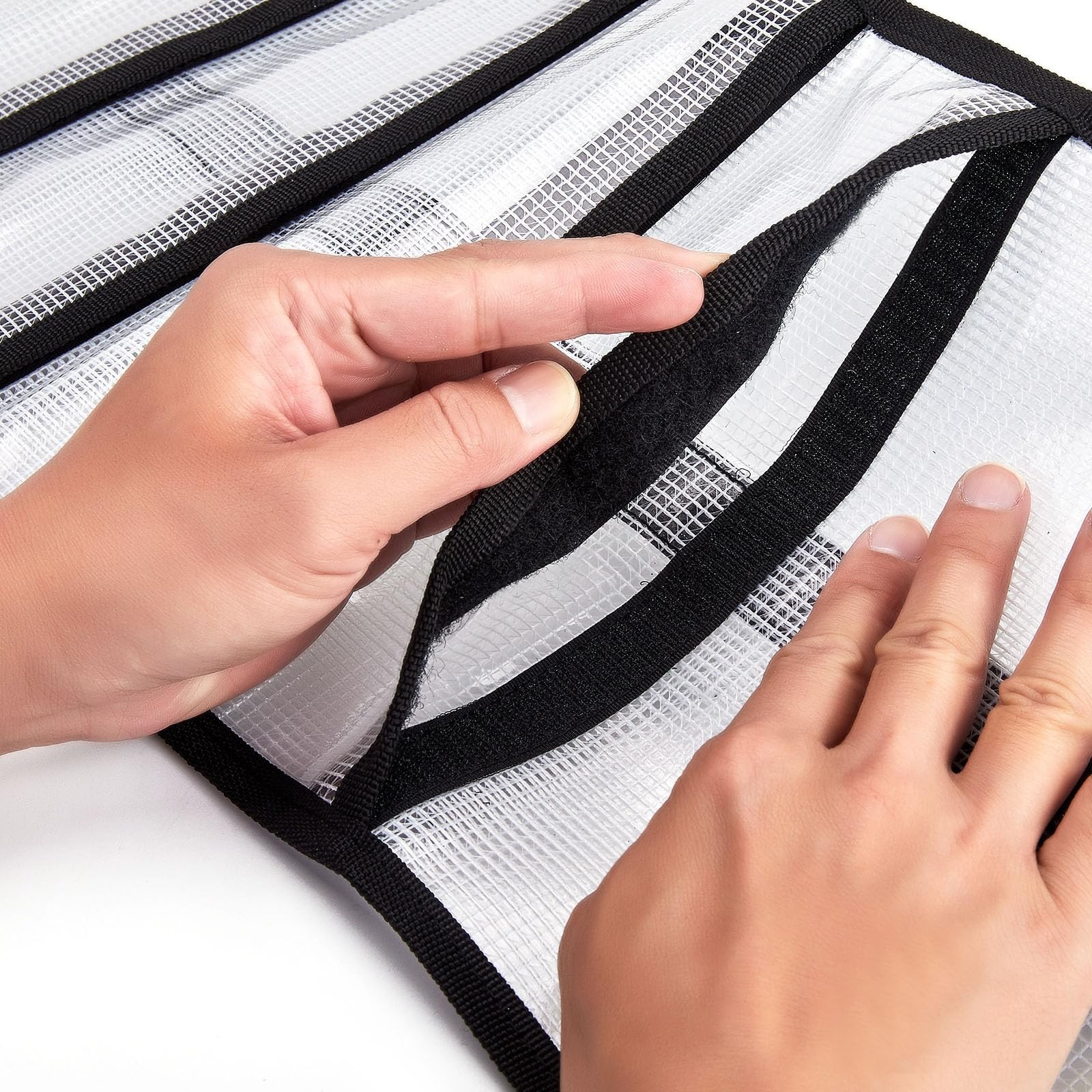 Small Roll Up Storage Bag, 6 Pockets Tool Kit, Suitable Small, 2-pack