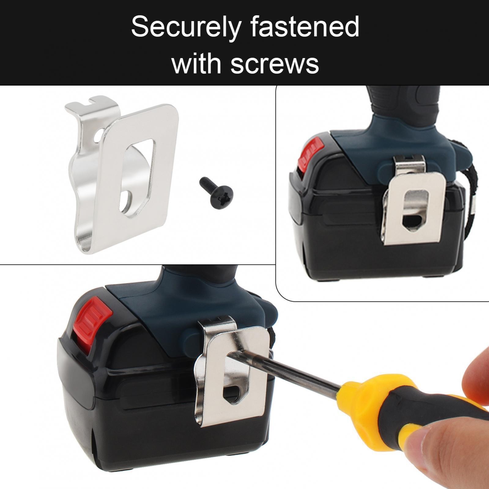 6pcs Electric Drill Belt Clip Replacement Hooks Clips Holder Fit for Dewalt tool