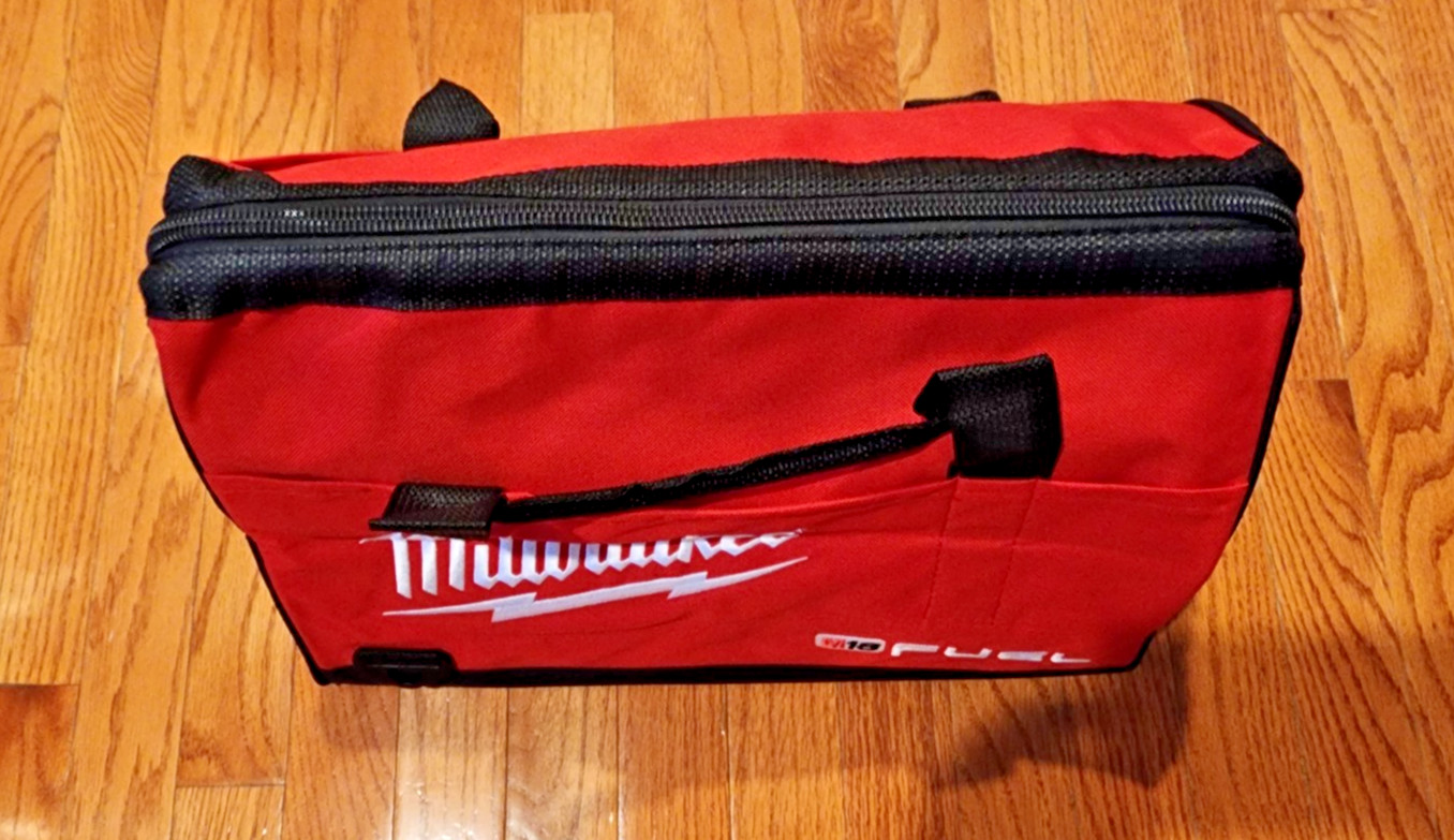 Milwaukee M18 Fuel 16″ Heavy Duty Canvas Tool Bag (16 x 9 x 10) 6 Pockets