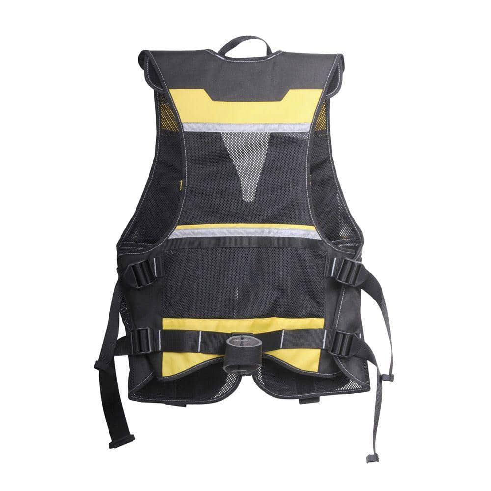 Electrician Tool Vest Carpenter Plumber Construction Organizer Bag Adjustable