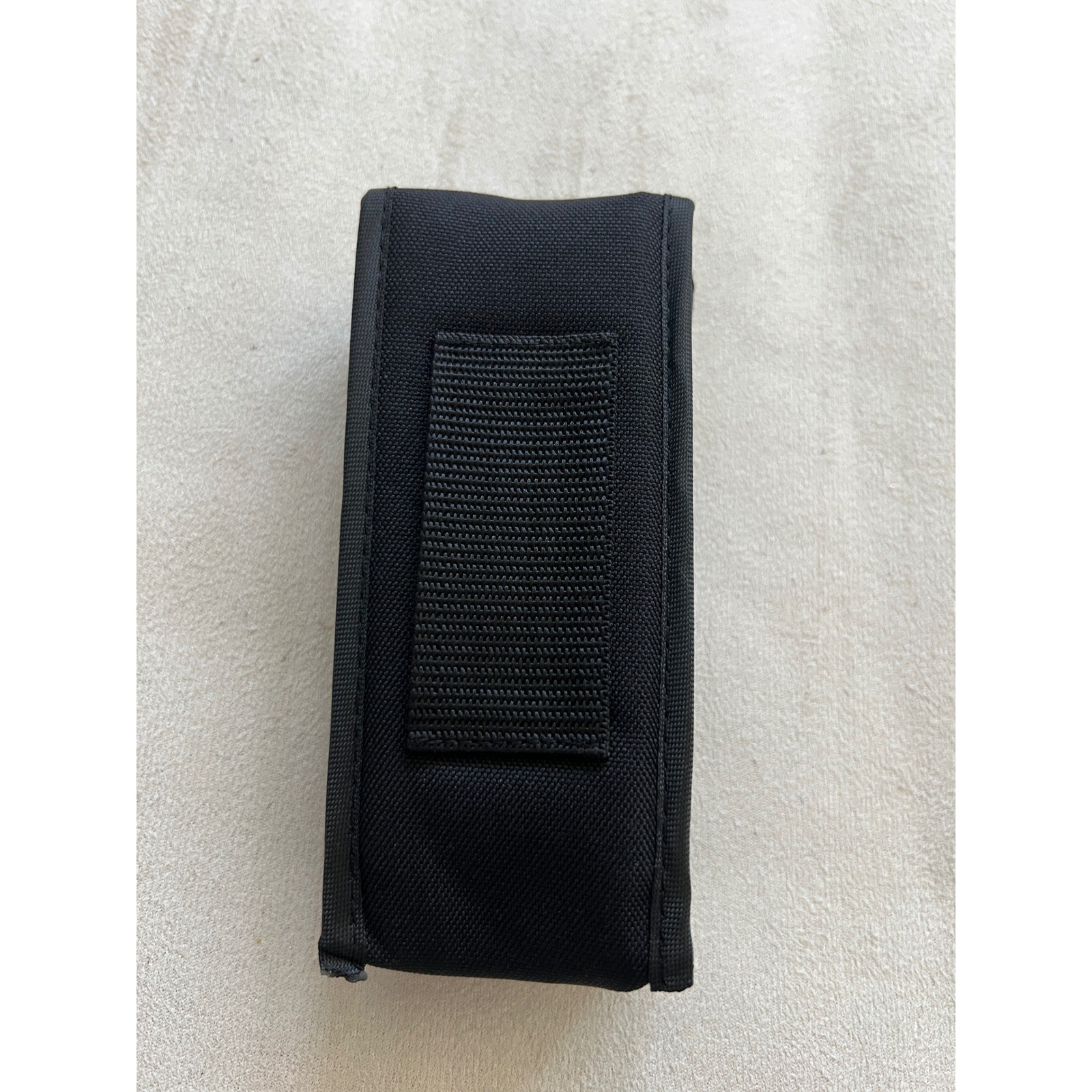 CAT Caterpillar Black Canvas Tool Pouch Belt Loop Accessory Case Ballistic Nylon