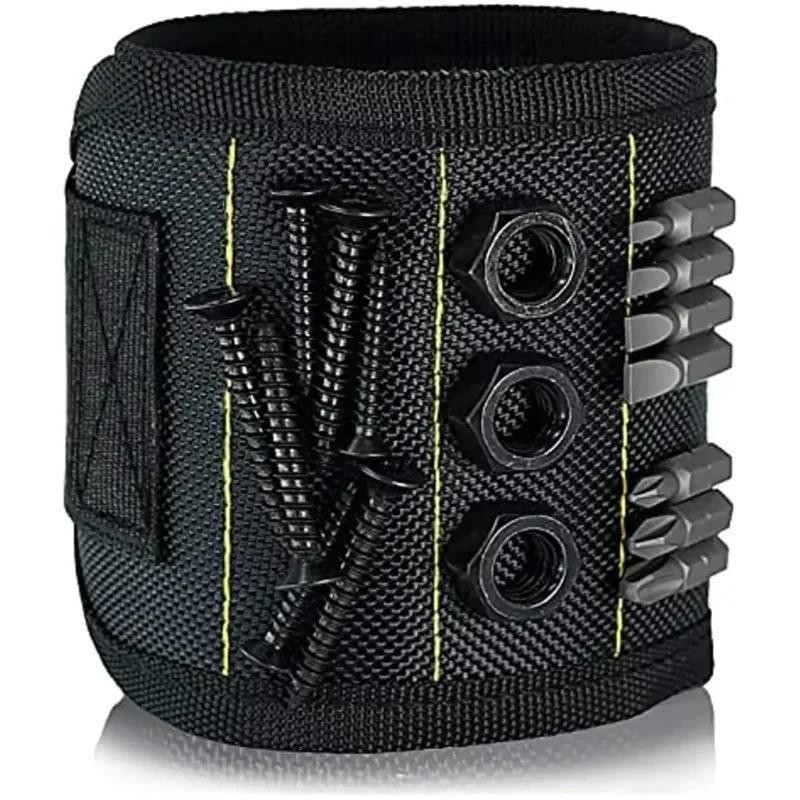 Magnetic Wristband Tool Belt with 15 Strong Magnets for Holder Holding Screws