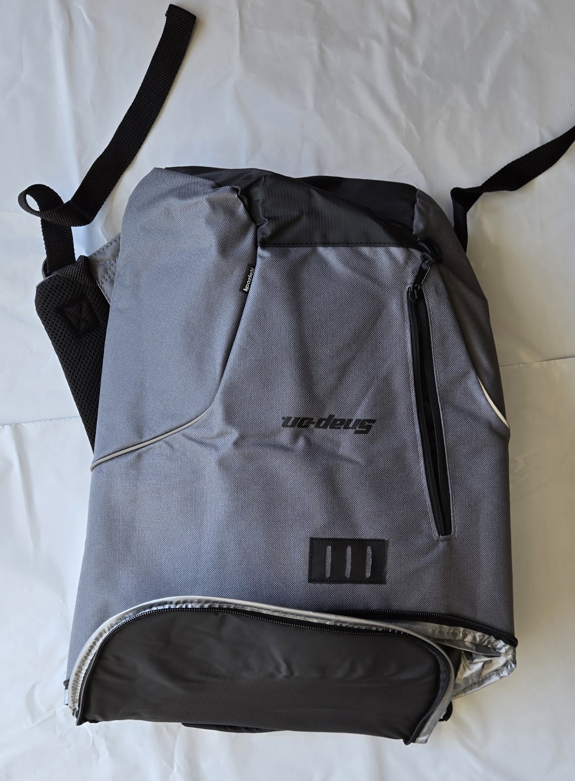 Snap On Tools ICE-CHEST Backpack Silver W/black Logo Inner & Outer Pockets NEW!!