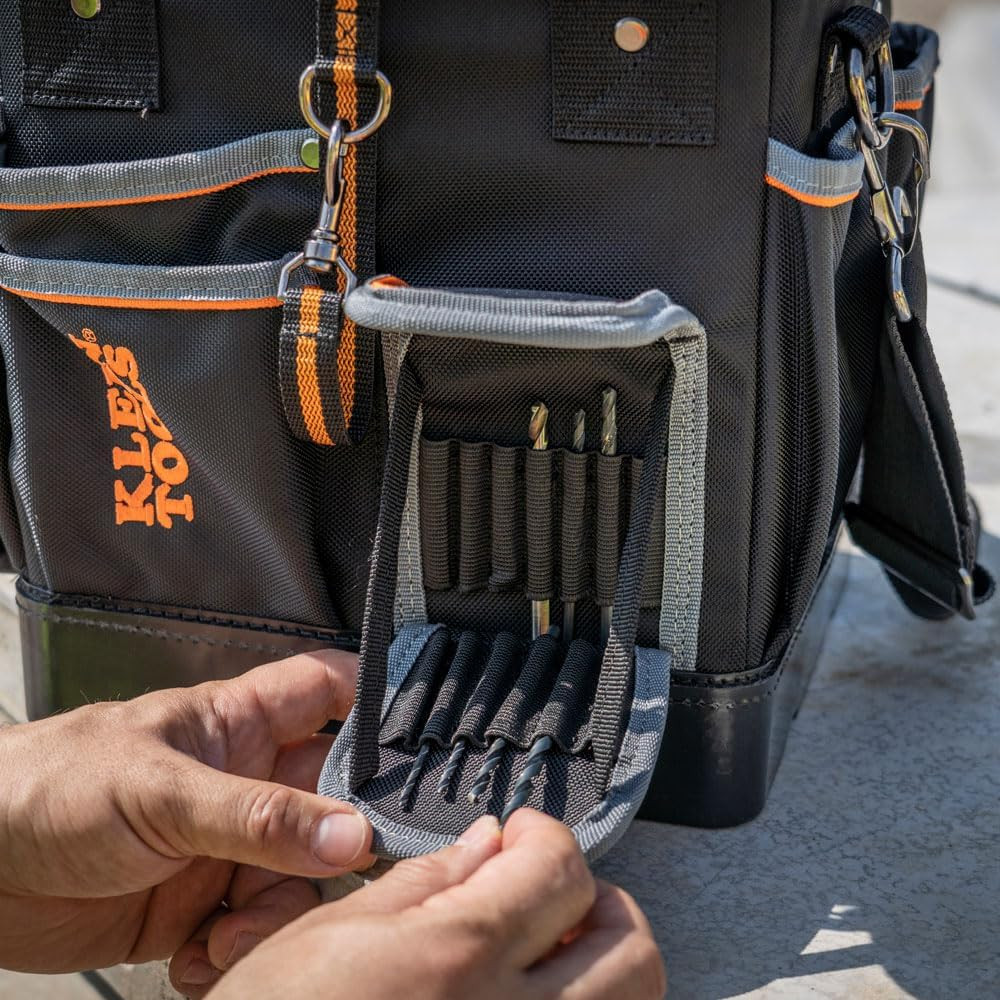Klein Tools 5541610-14 Tool Bag with Shoulder Strap Has 40 Pockets for Tool Stor