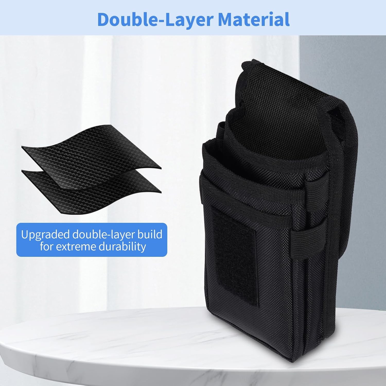 Belt Tool Pouch,Tactical Utility Pouch, Heavy-Duty Nylon EDC Multitool Organizer