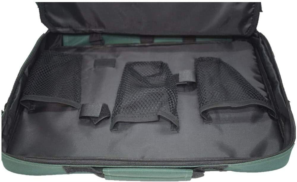 MASTECH Heavy Duty Tool Bag 16”X11”X3” fits 13” laptop W/3 Pockets for DMM Meter
