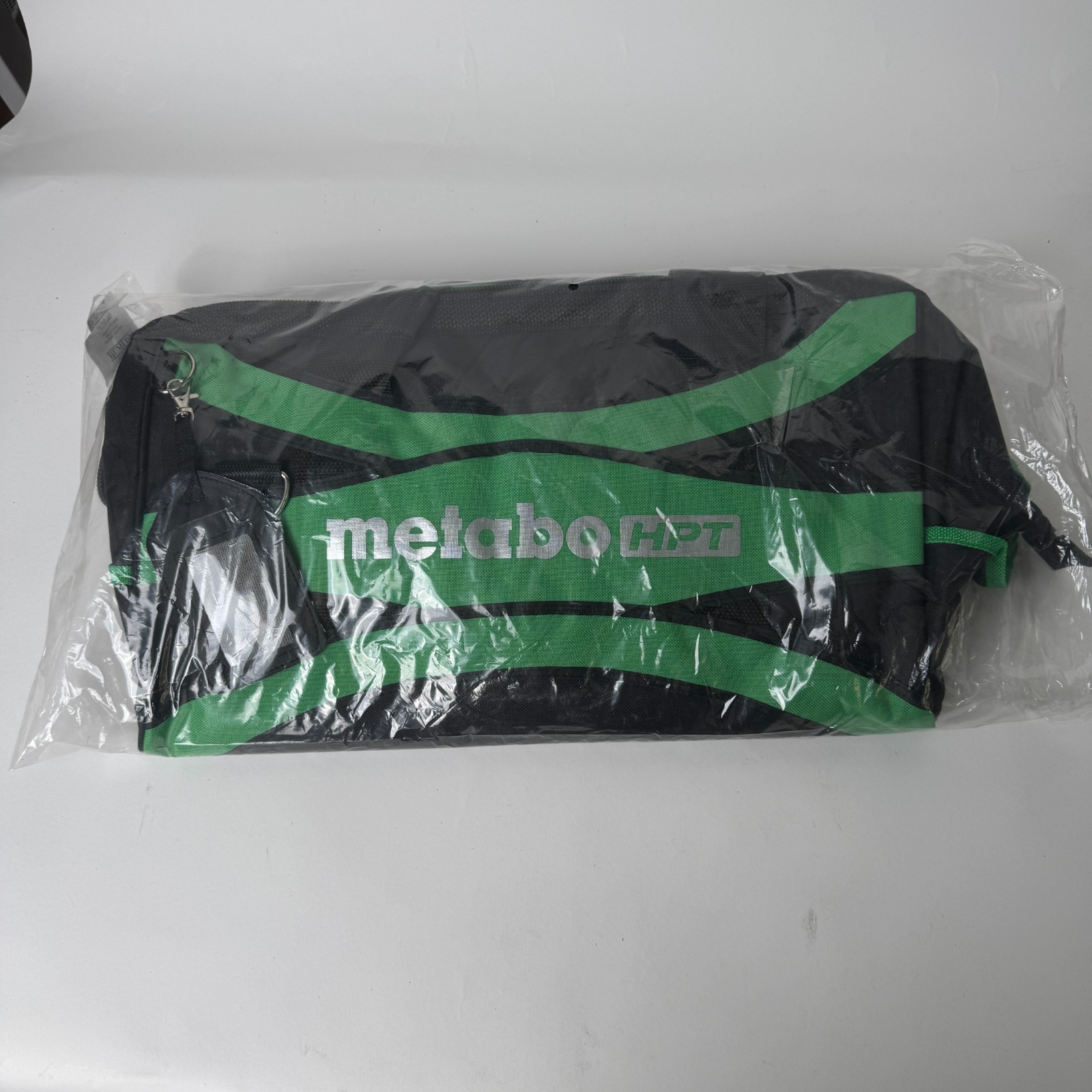 Metabo HPT 17x10X11″ Inside dims Contractor Canvas Tool Bag – Black/Green