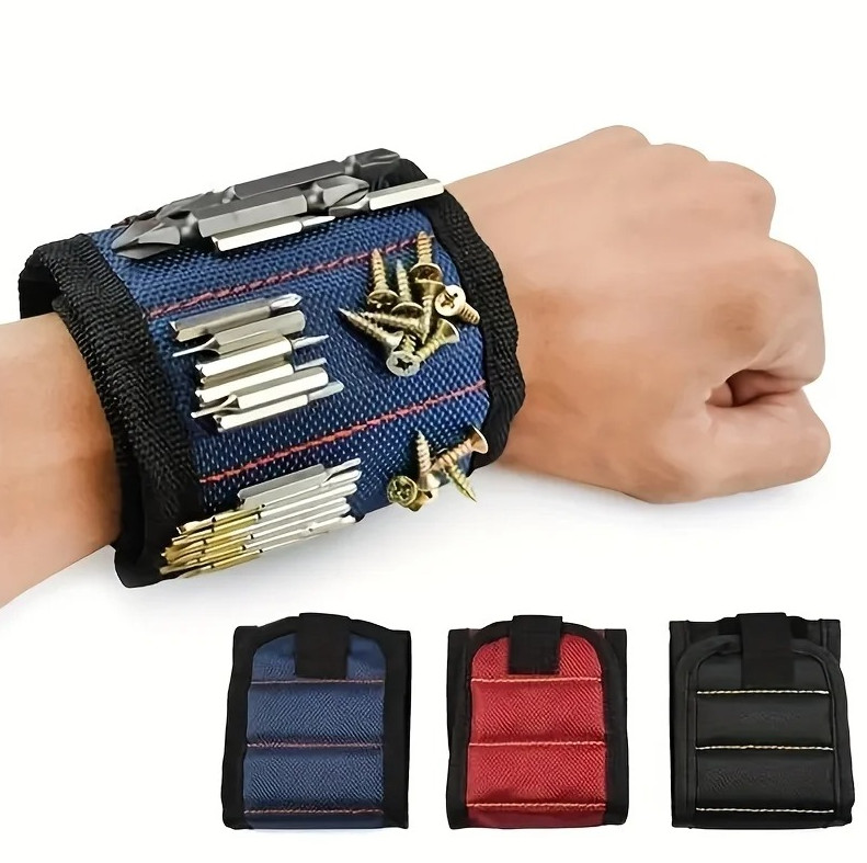 1 pc Magnetic Tool Wristband Strong Magnetic Nail Holder Band