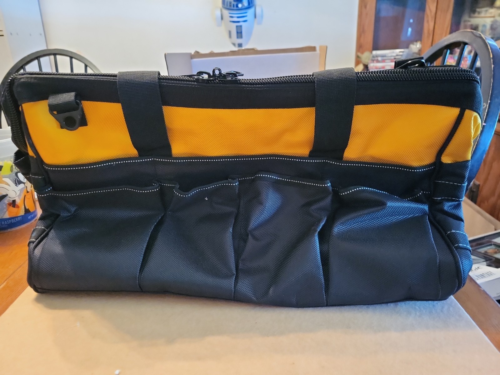 JNOD Tool Bag Water-resistant Tote Bag Wide Mouth NWOT 18-inch Oxford Cloth