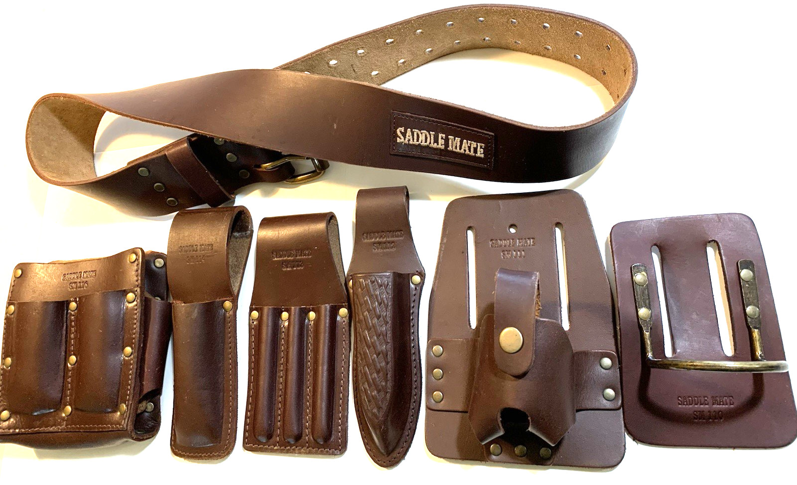 7 Pcs Saddle Mate leather utility tool belt SM110, 111, 112, 113, 114, 116 $89