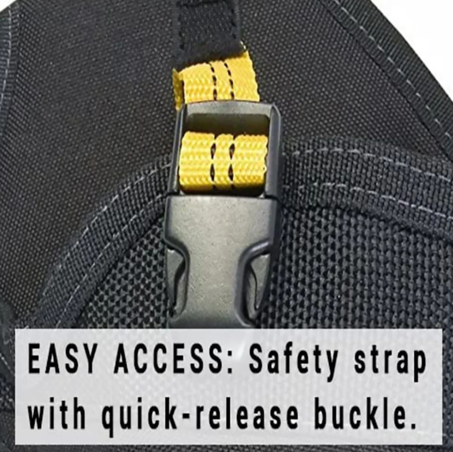 1pc Cordless Drill Holster with Metal Clip Single Hook Tool Organizer – NEW